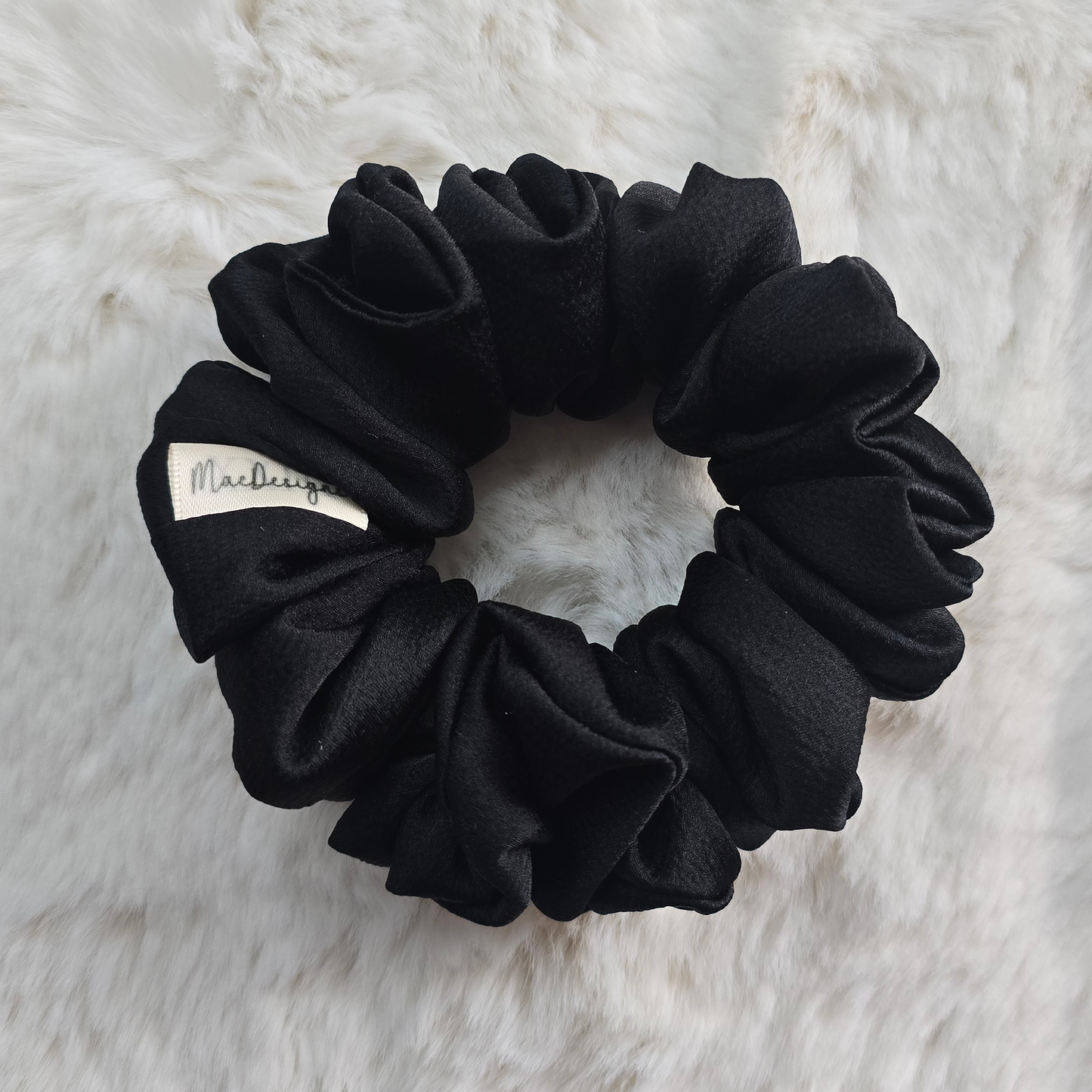 Black Bubble Satin, Original Fluffy