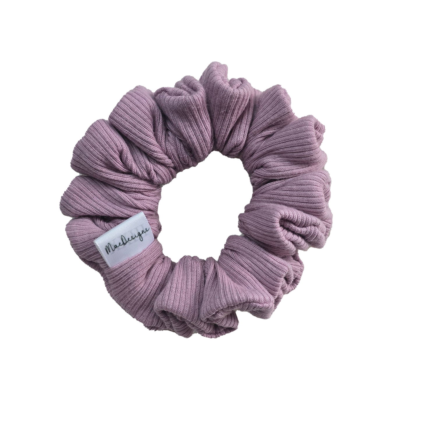 Light purple / Lilac Ribbed Jersey Scrunchie. OG Fluffy. Light weight.
