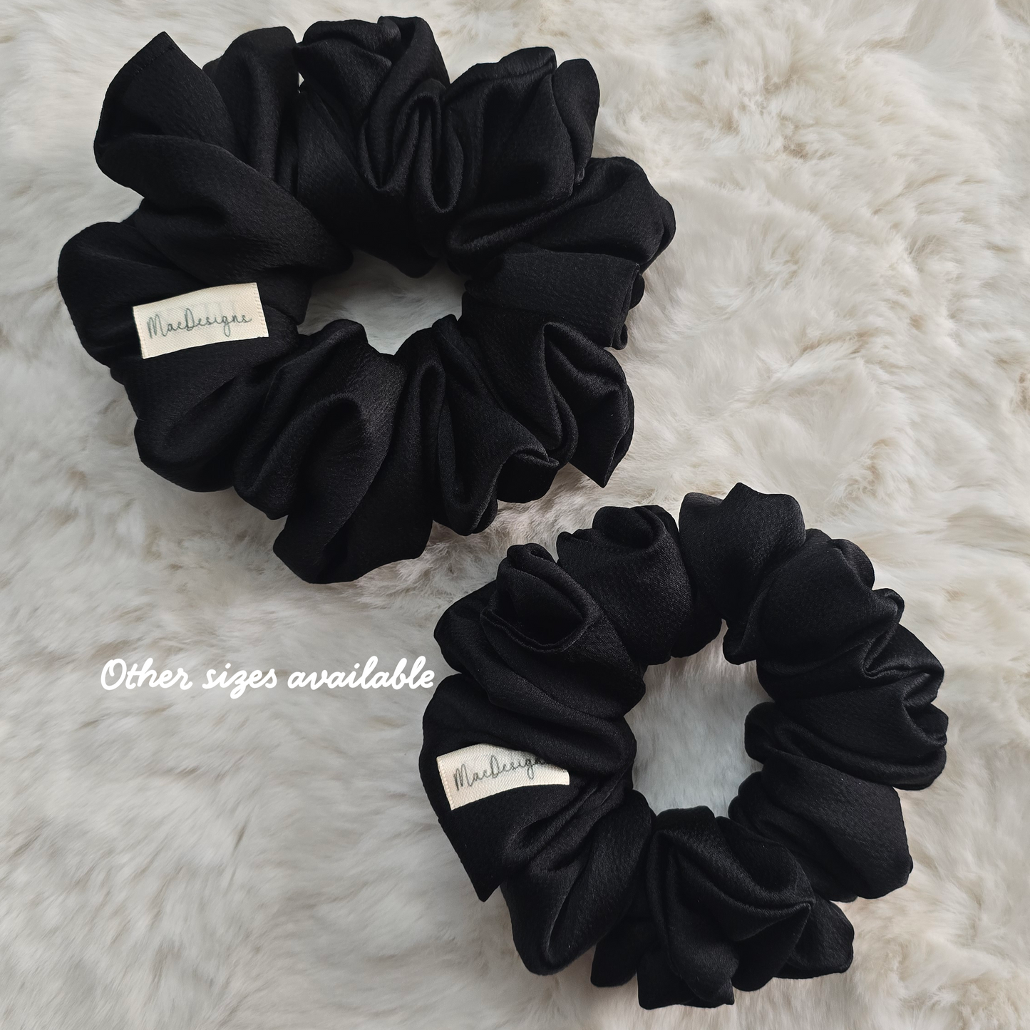 Black Bubble Satin, OG Fluffy.