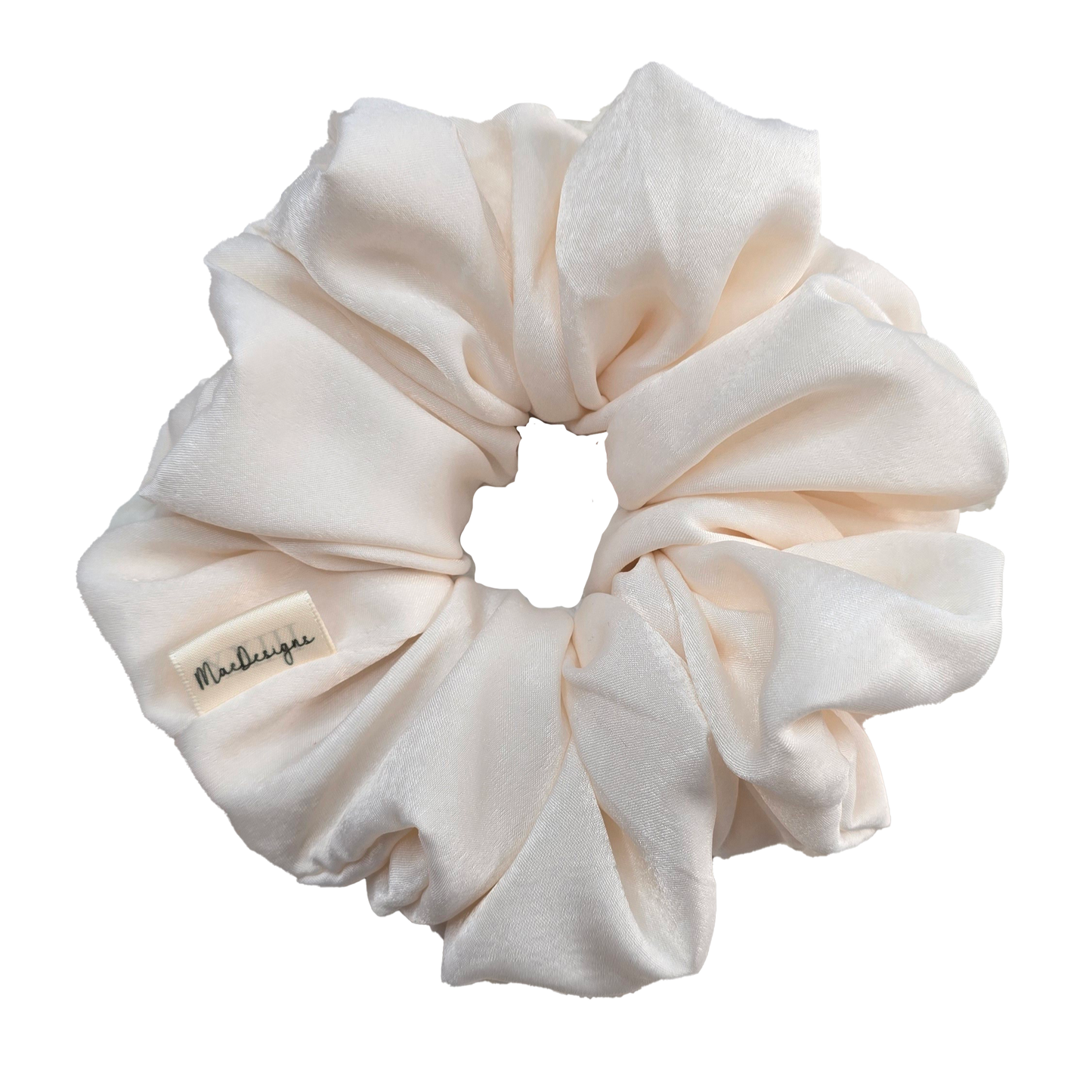 Cream / Ivory soft Scrunchie. XXL. Light weight.