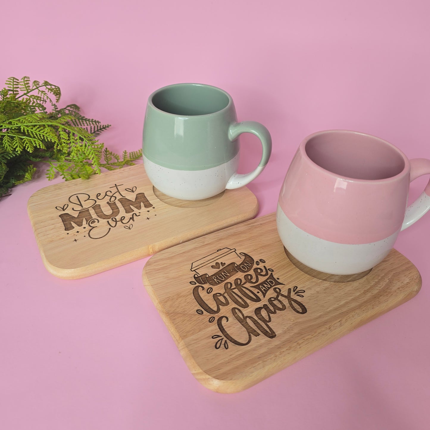 One Giant Coaster for your tea, coffee, or cold beverage