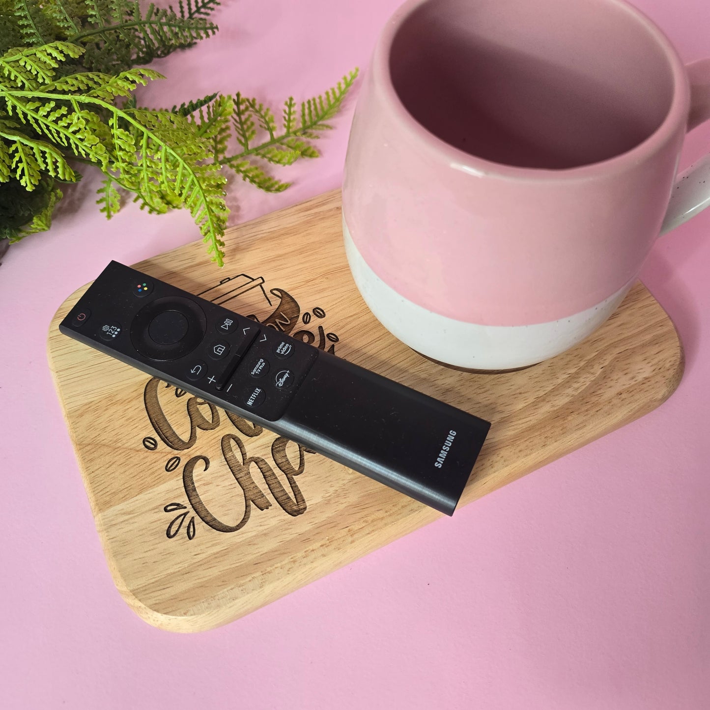 One Giant Coaster for your tea, coffee, or cold beverage