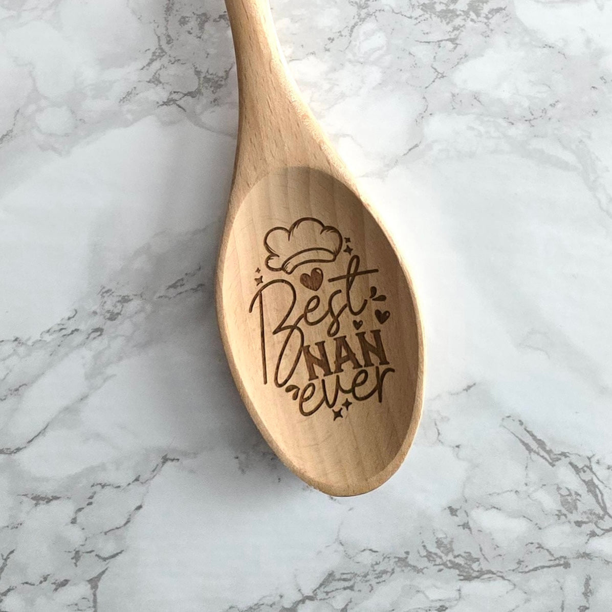 Best Nan Ever - One Decorative Wooden Spoon