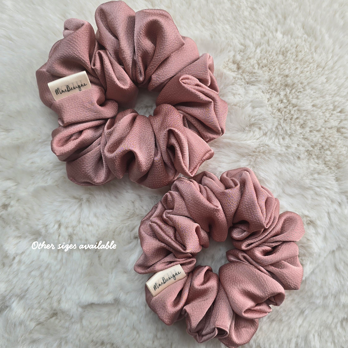 Dusty Pink Bubble Satin, Original. Simply Beautiful.