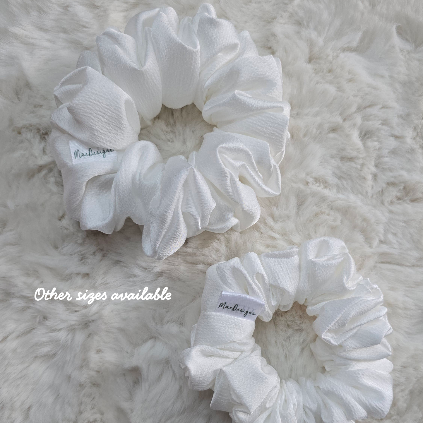White Bubble Satin, OG.