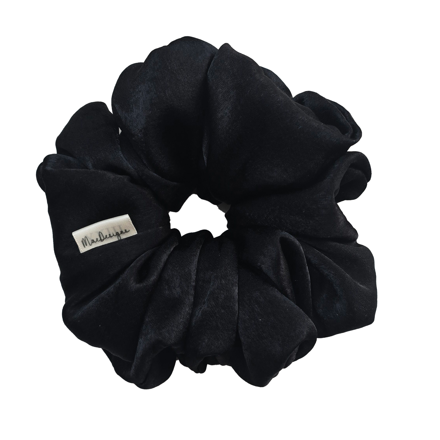 Black Velvet Touch scrunchie, XL. Simply Beautiful.