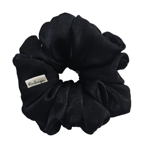Black Velvet Touch scrunchie, XL. Simply Beautiful.