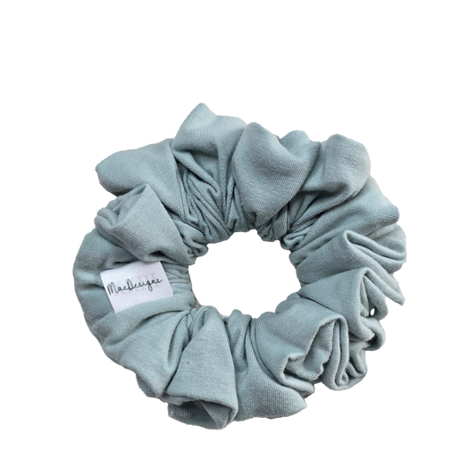 Light Blue Jersey scrunchie, Original  Fluffy