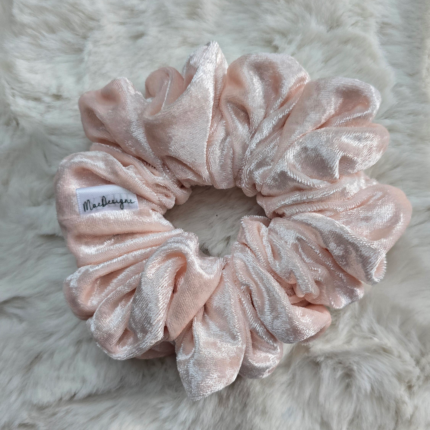 Pink Velvet Scrunchie XXL