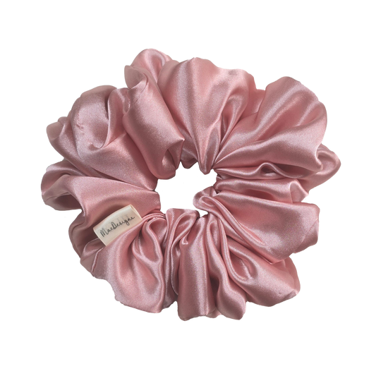Pink satin Scrunchie. XL.