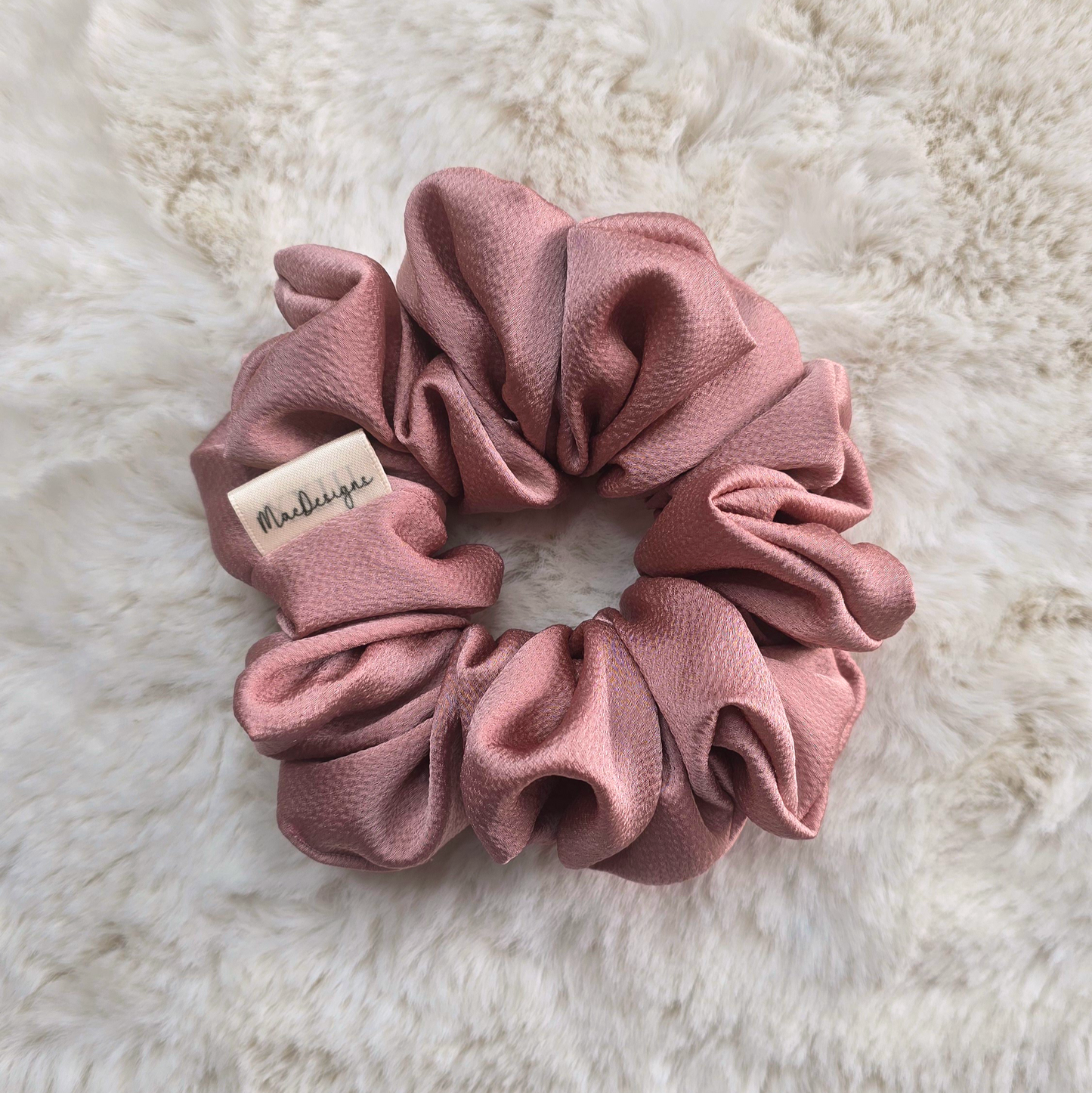 Dusty Pink Bubble Satin, XL. Simply Beautiful.