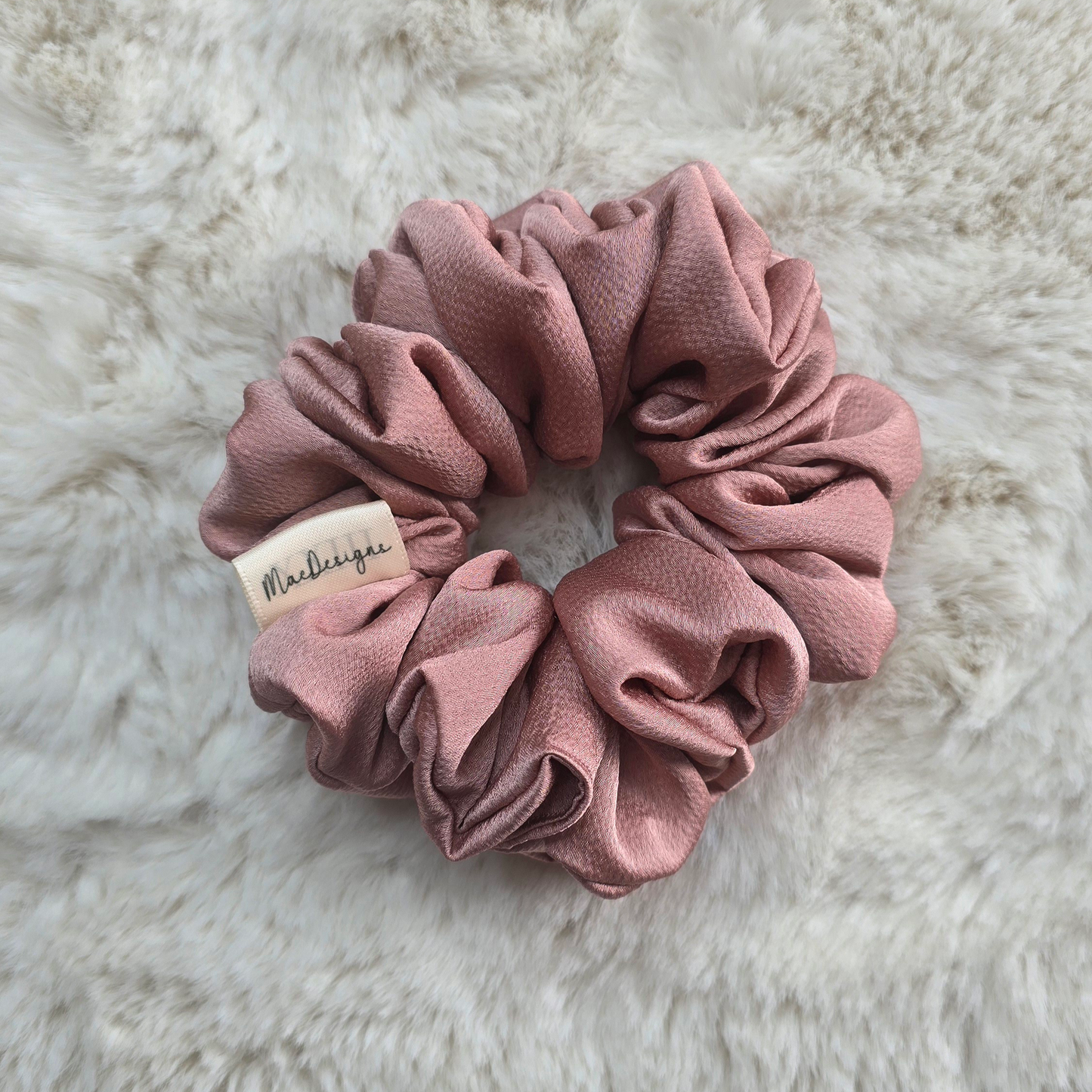 Dusty Pink Bubble Satin, Original. Simply Beautiful.