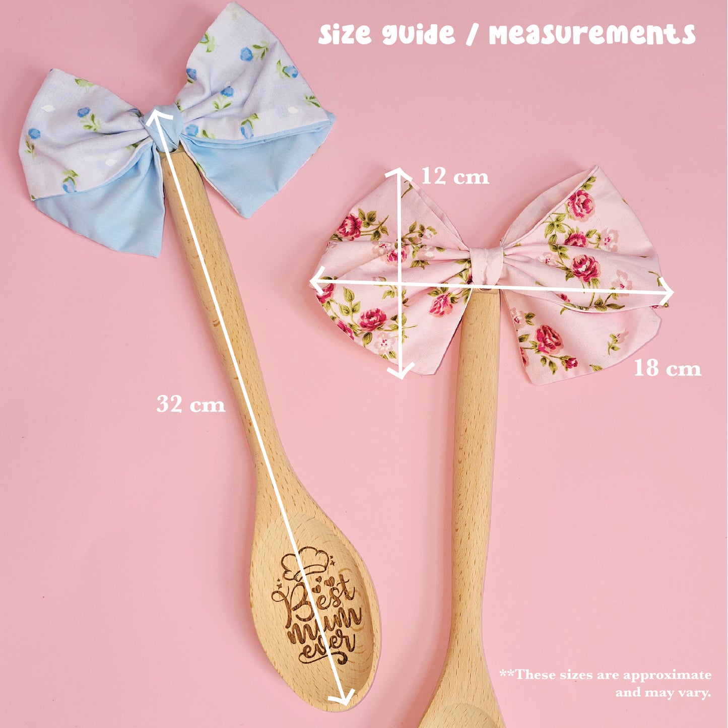 One Red & White Polka Dot Bow Best Nan Ever - Decorative Wooden Spoon