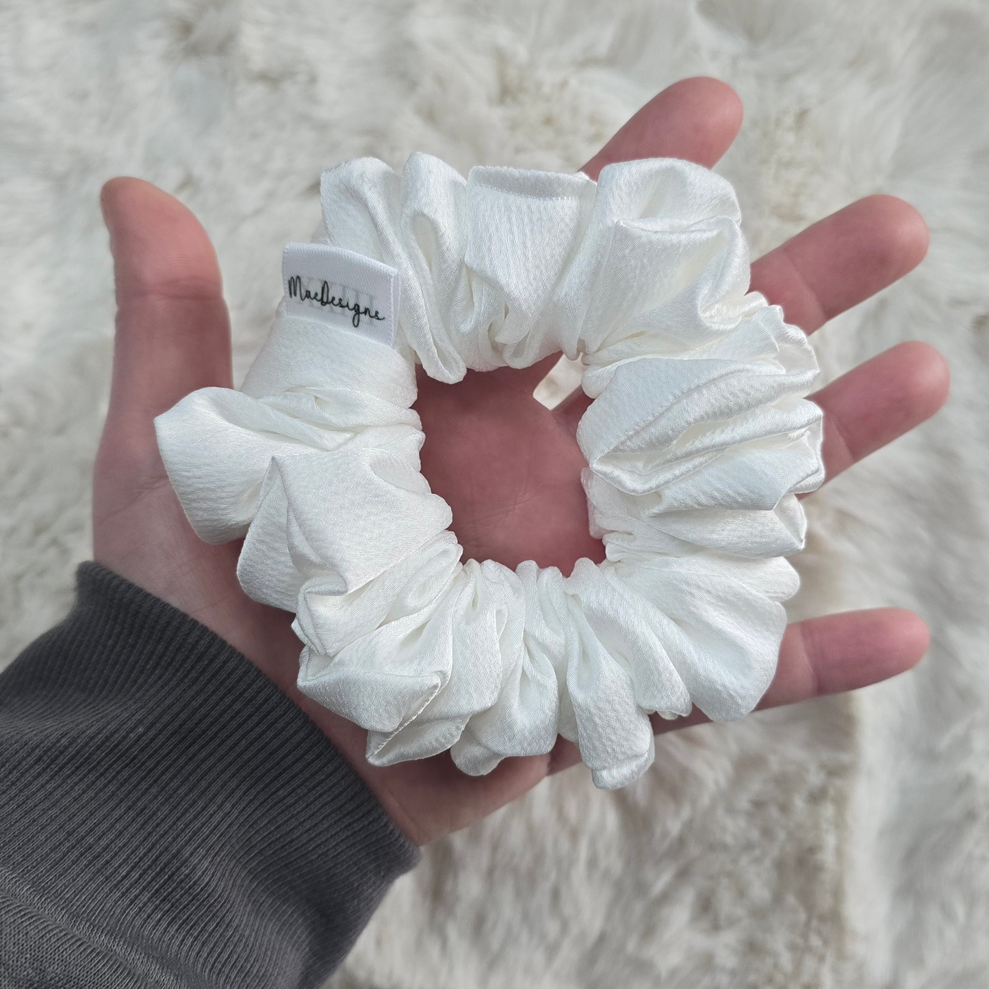 White Bubble Satin, OG.